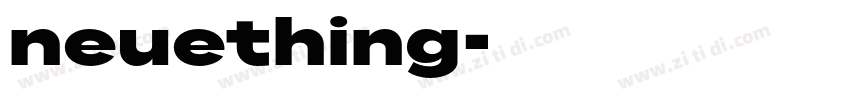 neuething字体转换