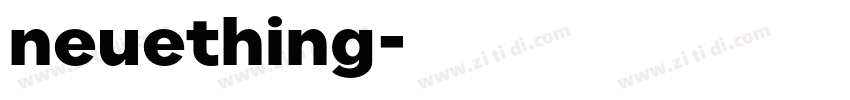 neuething字体转换