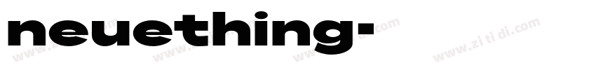 neuething字体转换