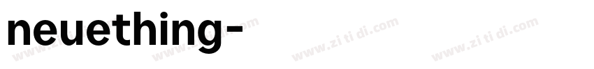 neuething字体转换