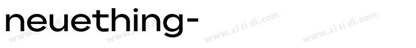 neuething字体转换