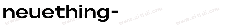 neuething字体转换