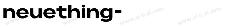 neuething字体转换