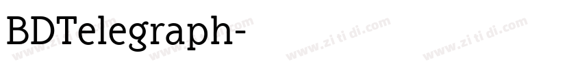 BDTelegraph字体转换