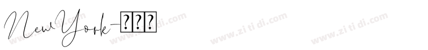 NewYork字体转换