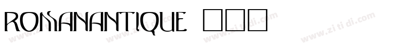 RomanAntique字体转换