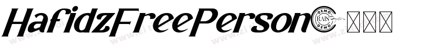 HafidzFreePerson字体转换