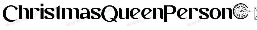 ChristmasQueenPerson字体转换