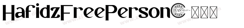 HafidzFreePerson字体转换