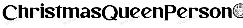 ChristmasQueenPerson字体转换
