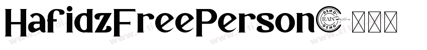 HafidzFreePerson字体转换
