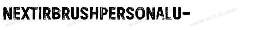 NextirBrushPersonalU字体转换