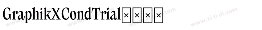 GraphikXCondTrial字体转换