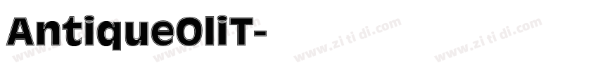 AntiqueOliT字体转换