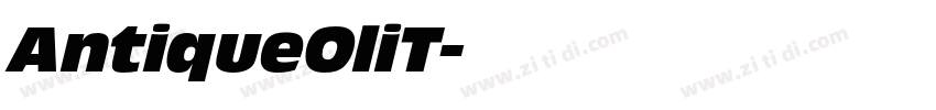 AntiqueOliT字体转换