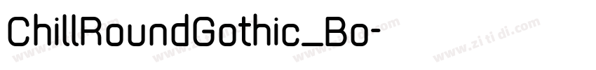 ChillRoundGothic_Bo字体转换