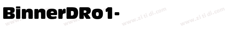 BinnerDRo1字体转换