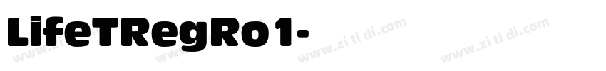 LifeTRegRo1字体转换