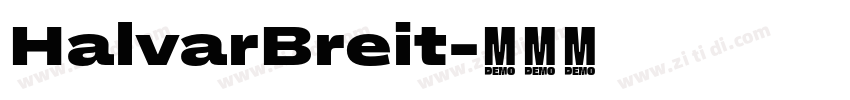 HalvarBreit字体转换