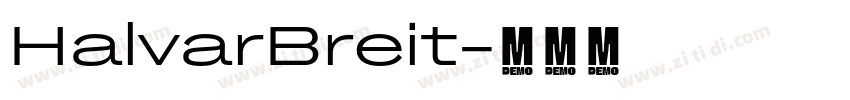 HalvarBreit字体转换