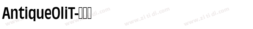AntiqueOliT字体转换