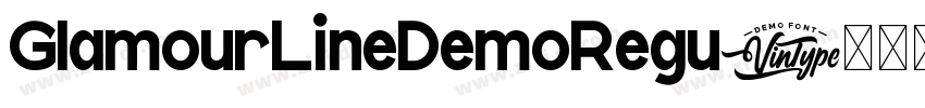 GlamourLineDemoRegu字体转换
