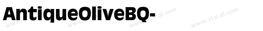 AntiqueOliveBQ字体转换
