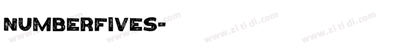 NumberFiveS字体转换