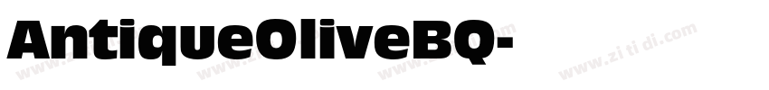 AntiqueOliveBQ字体转换