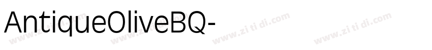AntiqueOliveBQ字体转换
