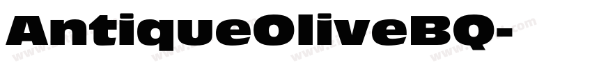 AntiqueOliveBQ字体转换