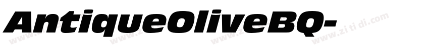 AntiqueOliveBQ字体转换