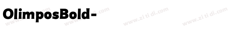 OlimposBold字体转换