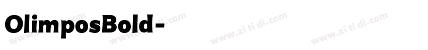 OlimposBold字体转换