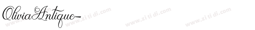 OliviaAntique字体转换