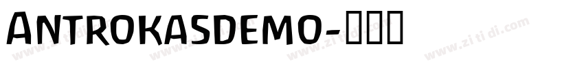 Antrokasdemo字体转换