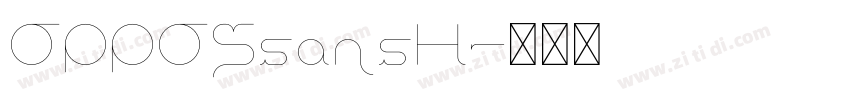 OPPOSsansH字体转换 OPPOSsansH字体转换