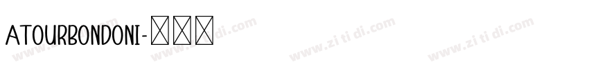 ATOurBondoni字体转换
