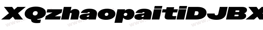 XQzhaopaitiDJBX字体转换
