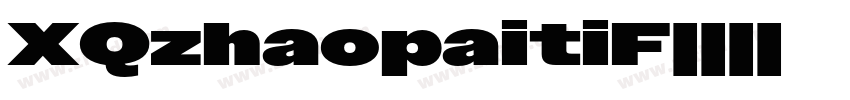 XQzhaopaitiF字体转换