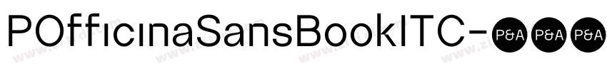POfficinaSansBookITC字体转换