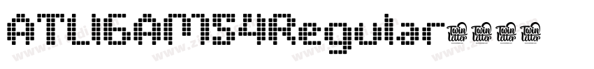 ATLIGAM54Regular字体转换