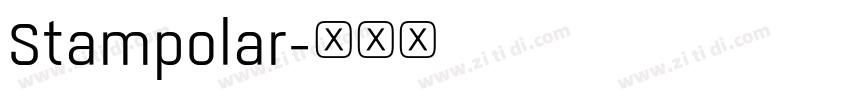 Stampolar字体转换