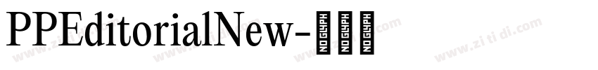 PPEditorialNew字体转换 PPEditorialNew字体转换