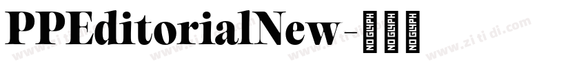 PPEditorialNew字体转换 PPEditorialNew字体转换