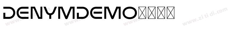 DENYMdemo字体转换