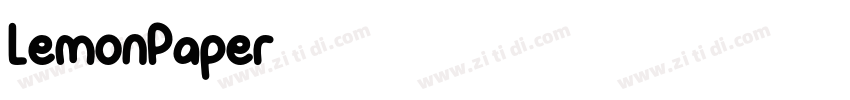 LemonPaper字体转换