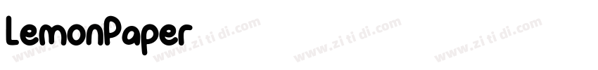 LemonPaper字体转换