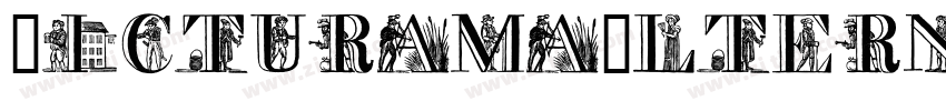 PicturamaAlternatePE字体转换