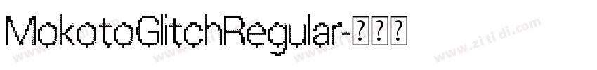 MokotoGlitchRegular字体转换